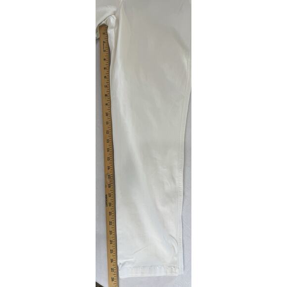 Spanx Womens Jeans Straight Leg High Rise Pull On White Size Large NWT - Picture 14 of 15